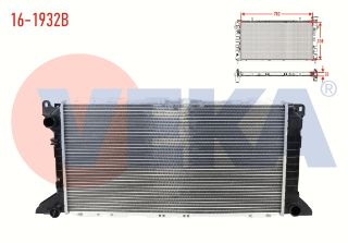 SU RADYATÖRÜ BRAZING FORD TRANSİT (T15) 2.5 TD M-T AC- (UZUN TIP) 1994-2000 resmi