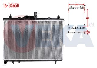 SU RADYATÖRÜ BRAZING RENAULT KOLEOS (HY) 2.0 DCI A-T/M-T AC+/- 2008-2014 resmi