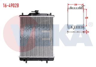 SU RADYATÖRÜ BRAZING DFM PANELVAN 1.1 M-T AC+/- 2009- resmi