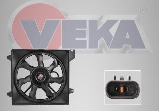 FAN MOTORU SU RADYATÖRÜ DAVLUMBAZLI TEKLI FAN HYUNDAİ ACCENT ERA 1.4İ 16V M-T 2006-2012 resmi