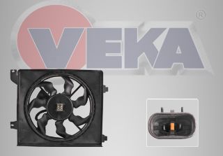 FAN MOTORU KLİMA RADYATÖRÜ DAVLUMBAZLI TEKLI FAN HYUNDAİ ACCENT ERA 1.4İ 16V M-T 2006-2012 resmi