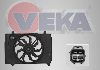 FAN MOTORU SU RADYATÖRÜ DAVLUMBAZLI  REZİSTANSLI  HYUNDAİ ACCENT ERA 1.4İ 16V A-T 2006-2012 resmi