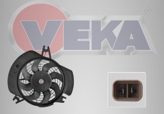 FAN MOTORU KLİMA RADYATÖRÜ SOL HYUNDAİ STAREX 2.5 CRDI 1997-2007 resmi