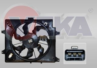 FAN MOTORU SU RADYATÖRÜ DAVLUMBAZLI TEKLI FAN HYUNDAİ I30 (GD) 1.6 CRDI 2011- resmi