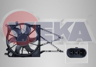 FAN MOTORU SU RADYATÖRÜ DAVLUMBAZLI TEKLI REZİSTANSLI  OPEL ASTRA G (F69) 1.4 16V 1998-2005 resmi