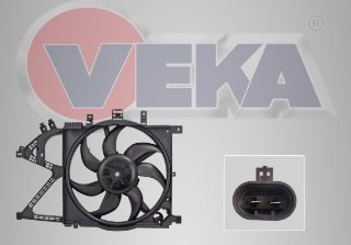 FAN MOTORU SU RADYATÖRÜ OPEL CORSA C 1.4 DAVLUMBAZLI TEKLI 2000-2006 resmi