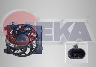 FAN MOTORU KLİMA RADYATÖRÜ OPEL CORSA C 1.0 DAVLUMBAZLI TEKLI 2000-2006 resmi