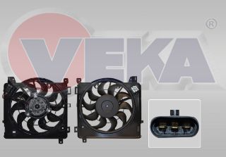 FAN MOTORU SU RADYATÖRÜ (CEKMELI) DAVLUMBAZLI TEK FAN OPEL ASTRA H 1.3 CDTI (Z13DTH) 2004-2010 resmi