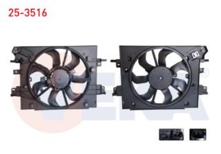 FAN MOTORU SU RADYATÖRÜ DAVLUMBAZLI TEKLI FANLI REZİSTANSLI  DACİA DUSTER 1.5 DCI 4X4 2012- resmi