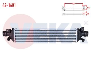 TURBO RADYATÖRÜ (INTERCOOLER) CHEVROLET AVEO (T300) 1.3 D 2011-2014 resmi