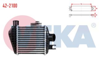 TURBO RADYATÖRÜ (INTERCOOLER) HYUNDAİ TUCSON 2.0 CRDI 2004-2010 resmi