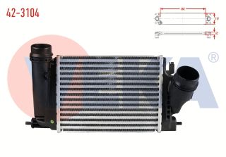 TURBO RADYATÖRÜ (INTERCOOLER) NİSSAN QASHQAI (J11) 1.6 DCI 2014- resmi