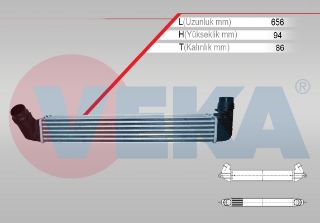 TURBO RADYATÖRÜ (INTERCOOLER) RENAULT FLUENCE (L30) 1.5 DCI 2009- resmi