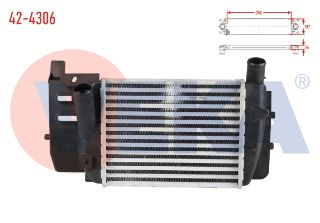 TURBO RADYATÖRÜ (INTERCOOLER) TOYOTA YARİS (P13) 1.4 D-4D 2011- resmi