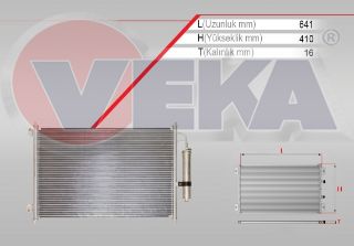 KLIMA RADYATÖRÜ NİSSAN X-TRAİL (T31) 2.0 DCI 2007-2013 resmi