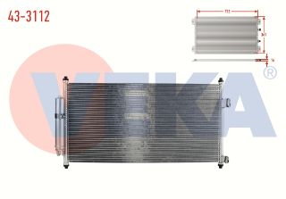 KLIMA RADYATÖRÜ NİSSAN X-TRAİL (T30) 2.0İ 2001-2007 resmi