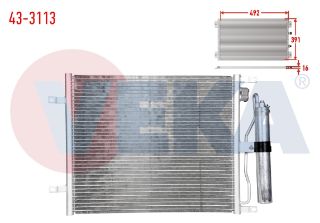 KLIMA RADYATÖRÜ NİSSAN MİCRA (K12) 1.5 DCI 2003-2010 resmi