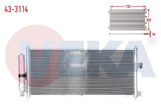 KLIMA RADYATÖRÜ NİSSAN ALMERA II (N16) 1.5İ 16V 2000-2007 resmi