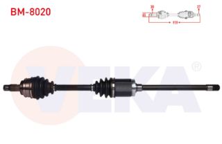 KOMPLE AKS SAĞ ÖN BMW X3 (E83) 2.0 D X-DRIVE UZUNLUK 919 MM 2004-2010 resmi