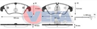 FREN BALATA ÖN FISLI A4 (8K2,B8) 2.0 TFSI 2007-2015/ 2.0 TDI 2007-2015/ A5 (8T3) 3.0 TDI 2007-2017/ 3.2 FSI 2007-2017/ A6 (4G2,C7) 2.0 TDI 2010-/ 2.0 TFSI 2010-/ Q5 (8R) 2.0 TDI 2008-/ 2.0 TFSI 2008- resmi