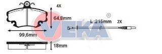 FREN BALATA ÖN FISLI RENAULT CLİO SYMBOL 1.5 DCI 1998-2005 / 1.2 1998-2005/ CLİO II 1.2 1998-2005/ THALIA (LB0/1/2) 1.5 DCI 1998-2008 / DACİA LOGAN 1.5 DCI 2004-2012/ SANDERO 1.4İ 2008-2013 resmi