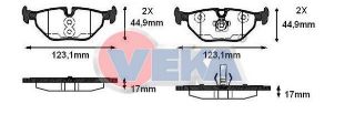 FREN BALATA ARKA BMW 3 SERISI (E36) 318 İ 1990-1998/ (E36) 320 İ 1990-1998/ (E36) 325 İ 1990-1998/ (E36) 328 Cİ 1990-1998/ (E46) 320 D 1998-2005/ (E46) 316 İ 1998-2005/ (E46) 325 İ 1998-2005 resmi