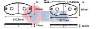 FREN BALATA ÖN FISLI FIAT DUCATO 2.8 TDI 2002-2006 /DUCATO 2.3 JTD 2002-2006/DUCATO 2.0 JTD 2002-2006/PEUGEOT BOXER II 2.0 HDI 2002-2006/ CITROEN JUMPER II 1.9 D 2002-2006/ JUMPER II 2.8 HDI 2002-2006 resmi