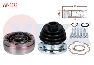 AKS KAFASI SOL SAĞ ÖN İÇ 33X32X92 VOLKSWAGEN POLO (6KV2) 1.4 1995-2001 resmi