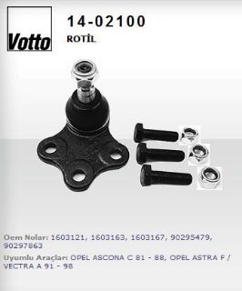 ROTIL ( OPEL : ASTRA F / VECTRA A / ASCONA B / C ) resmi