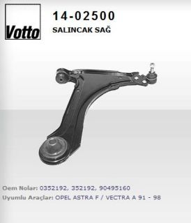 SALINCAK SAG   ( OPEL : ASTRA F   1998>2002   / VECTRA A     1988>1995 ) resmi