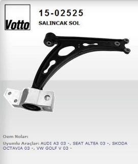 SAG ON SALINCAK-ROTILSIZ-DOKUM (VW CADDY 04-11  GOLF 04-14  AUDI A3 04-13  SKODA OCTAVIA 04-08) resmi