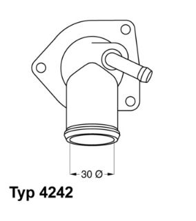 TERMOSTAT KOMPLE ASTRA G-CORSA C-VECTRA B-C-MERIVA-ZAFİRA-1.4-1.6-1.4 16V-1.6 16V 92C resmi