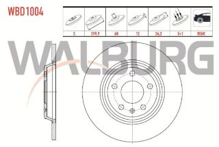 FREN DİSKI ARKA DÜZ 5 BJN 299,9X12X68X36,2 AUDI A4 1.8 TFSI - 2.0 TFSI - 2.0 TDI 2007-2015 / A5 1.8 TFSI - 2.0 TDI 2007- / Q5 2.0 TDI - 3.0 TDI - 2.0 TFSI 2008- / A5 2.0 TFSI - 3.0 TDI - 3.2 FSI 2007- resmi