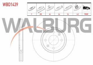 FREN DİSKI ÖN HAVALI 4 BJN 283X26X66X26 PEUGEOT 406 2.0İ - 3.0 1995-2004 / CITROEN XANTIA 2.0 1993-1998 resmi