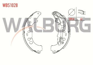 FREN PABUC BALATA ARKA FIAT LİNEA (323) 1.3 MJT LEVYELI 228X40 MM 2007-/ GRANDE PUNTO 1.3 MJT 2005-2012/CORSA D 1.3 CDTI 2006-2014/CORSA E 1.4 2014- resmi