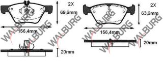 FREN BALATA ÖN MERCEDES E SERISI (W210) E 280 1995-2002/ (W210) E 320 CDI 1995-2002/ (W210) E 270 CDI 1995-2002/ (W210) E 200 CDI 1995-2002/ (W210) E 220 CDI 1995-2002/ (W210) E 200 1995-2002 resmi