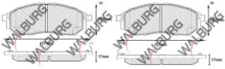 FREN BALATA ÖN NİSSAN PATHFİNDER (R51) 2.5 DCI 4WD 2005- / MURANO (Z50) 3.5İ V6 2005-2008 / RENAULT KOLEOS (HY) 2.0 DCI 2008-2014 resmi