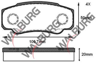 FREN BALATA ARKA FIAT DUCATO (244) 2.8 TDI 2002-2006/ DUCATO 2.3 JTD 2002-2006/ DUCATO 2.8 D 2002-2006/ PEUGEOT BOXER II 2.0 HDI 2002-2006/ CITROEN JUMPER II 2.8 HDI 2002-2006 resmi