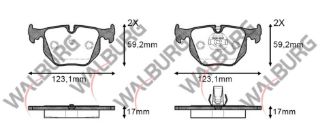 FREN BALATA ARKA LAND ROVER RANGEROVER III 3.0 TD 6 2002-2012/BMW X5 3.0 D 2000-2007/(E53) 3.5 XD 2000-2007/(E53) 4.4 2000-2007/BMW X3 (E83) 2.0 D 2004-2010/(E83) 3.0 D 2004-2010/(E83) 2.5 2004-2010 resmi