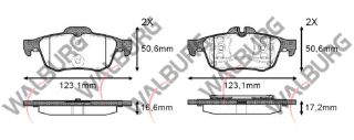 FREN BALATA ARKA RENAULT LATITUDE 2.0 16V 2011-/ LATITUDE 2.0 DCI 2011- / LATITUDE 1.5 DCI 2011- resmi