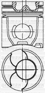 MOTOR PİSTON SEGMAN STD Ç: 92 AD 31 XD.TAMD 31 B.TAMD 31 D.TAMD 41 B TAKIM resmi