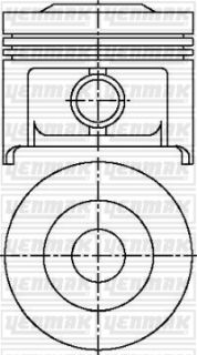 MOTOR PİSTON SEGMAN STD 205-309 TAKIM resmi