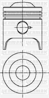 MOTOR PİSTON SEGMAN STD 131 BC 74.0 TAKIM resmi