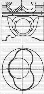 MOTOR PİSTON SEGMAN STD AUDI 80 1.9 TAKIM resmi