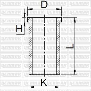 MOTOR GÖMLEĞİ STD NİSSAN 110MM resmi