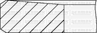 SEGMAN STD MİTSUBİSHİ 86MM TAKIM resmi