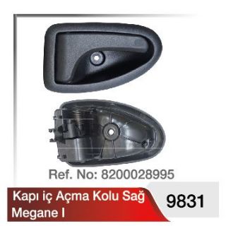 KAPI İÇ AÇMA KOLU SIYAH SAĞ MEGANE I resmi