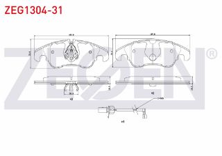 FREN BALATA ÖN FISLI A4 (8K2,B8) 2.0 TFSI 2007-2015/ 2.0 TDI 2007-2015/ A5 (8T3) 3.0 TDI 2007-2017/ 3.2 FSI 2007-2017/ A6 (4G2,C7) 2.0 TDI 2010-/ 2.0 TFSI 2010-/ Q5 (8R) 2.0 TDI 2008-/ 2.0 TFSI 2008- resmi