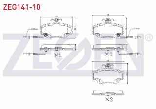 FREN BALATA ÖN FISLI RENAULT CLİO SYMBOL 1.5 DCI 1998-2005 / 1.2 1998-2005/ CLİO II 1.2 1998-2005/ THALIA (LB0/1/2) 1.5 DCI 1998-2008 / DACİA LOGAN 1.5 DCI 2004-2012/ SANDERO 1.4İ 2008-2013 resmi