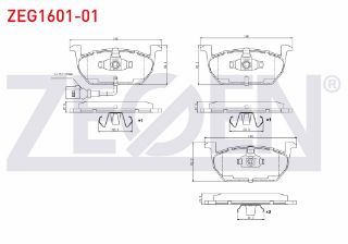 FREN BALATA ÖN FISLI VW GOLF VII 1.6 TDI 2012-/ GOLF VII 1.2 TSI 2012-/ GOLF VII 1.4 TFSI 2012-/ SKODA OCTAVIA 1.4 TSI 2012-/ 1.6 TDI 2012- / SEAT LEON 1.4 TSI 2012-/ 1.2 TSI 2012-/ 1.6 TDI 2012- resmi